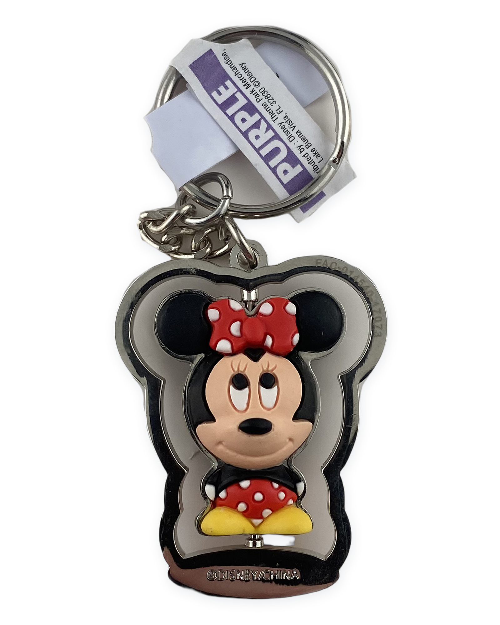 Disney Parks Keychain - Minnie Mouse - Spinner