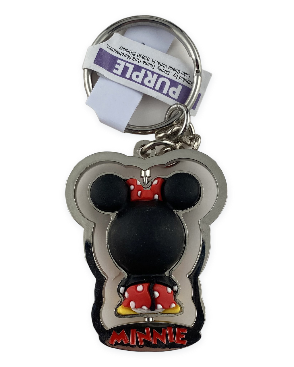 Disney Parks Keychain - Minnie Mouse - Spinner