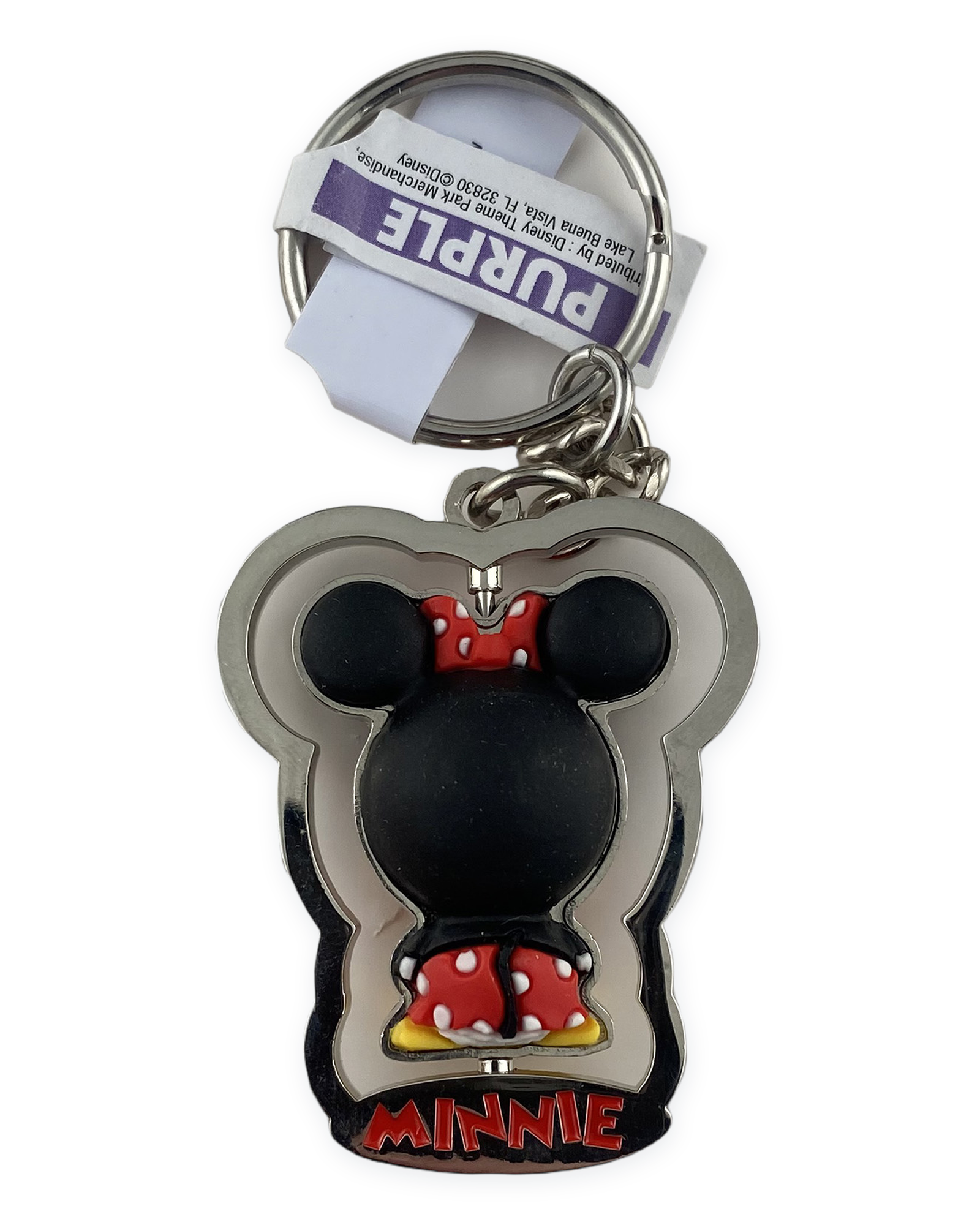 Disney Parks Keychain - Minnie Mouse - Spinner