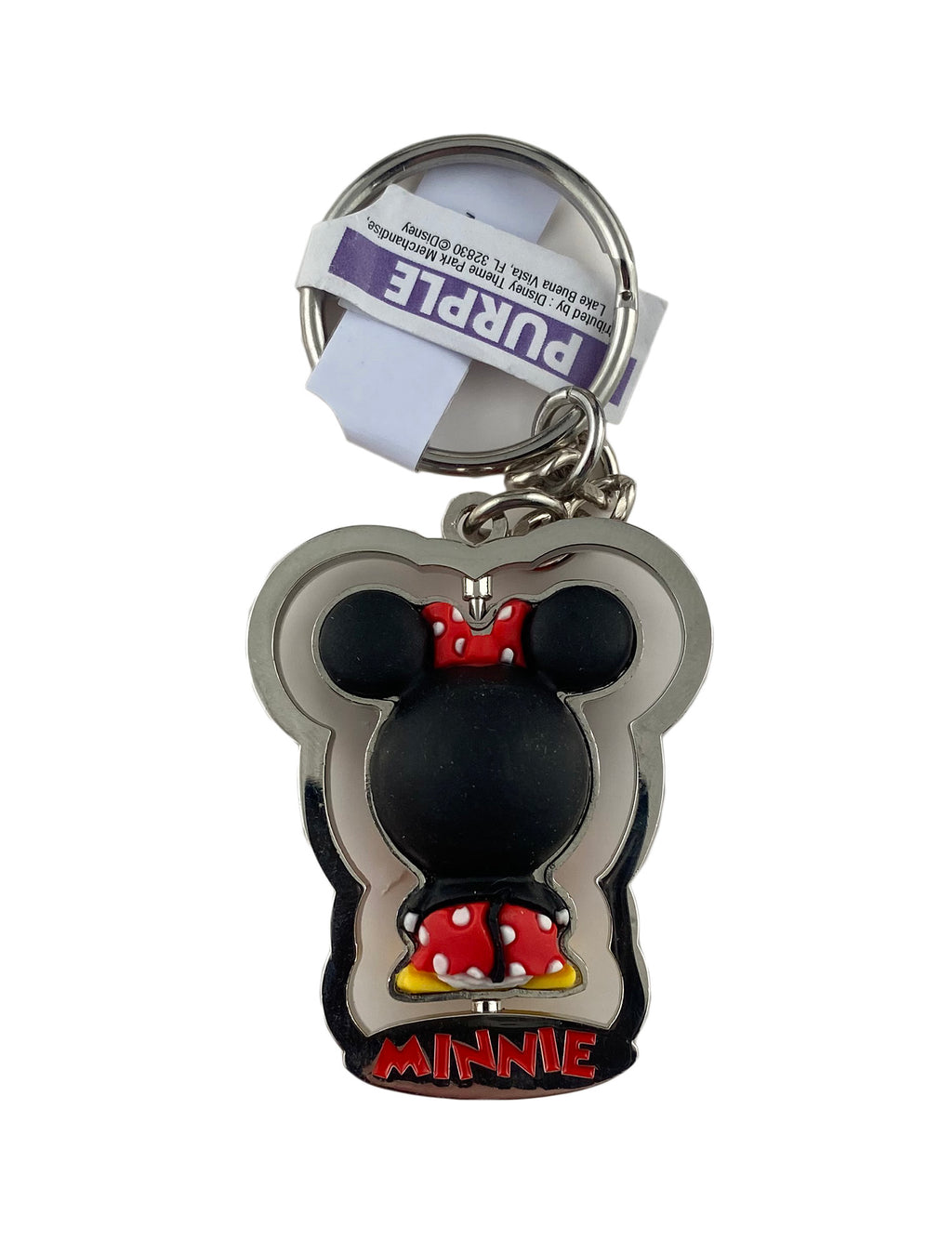 Disney Parks Keychain - Minnie Mouse - Spinner