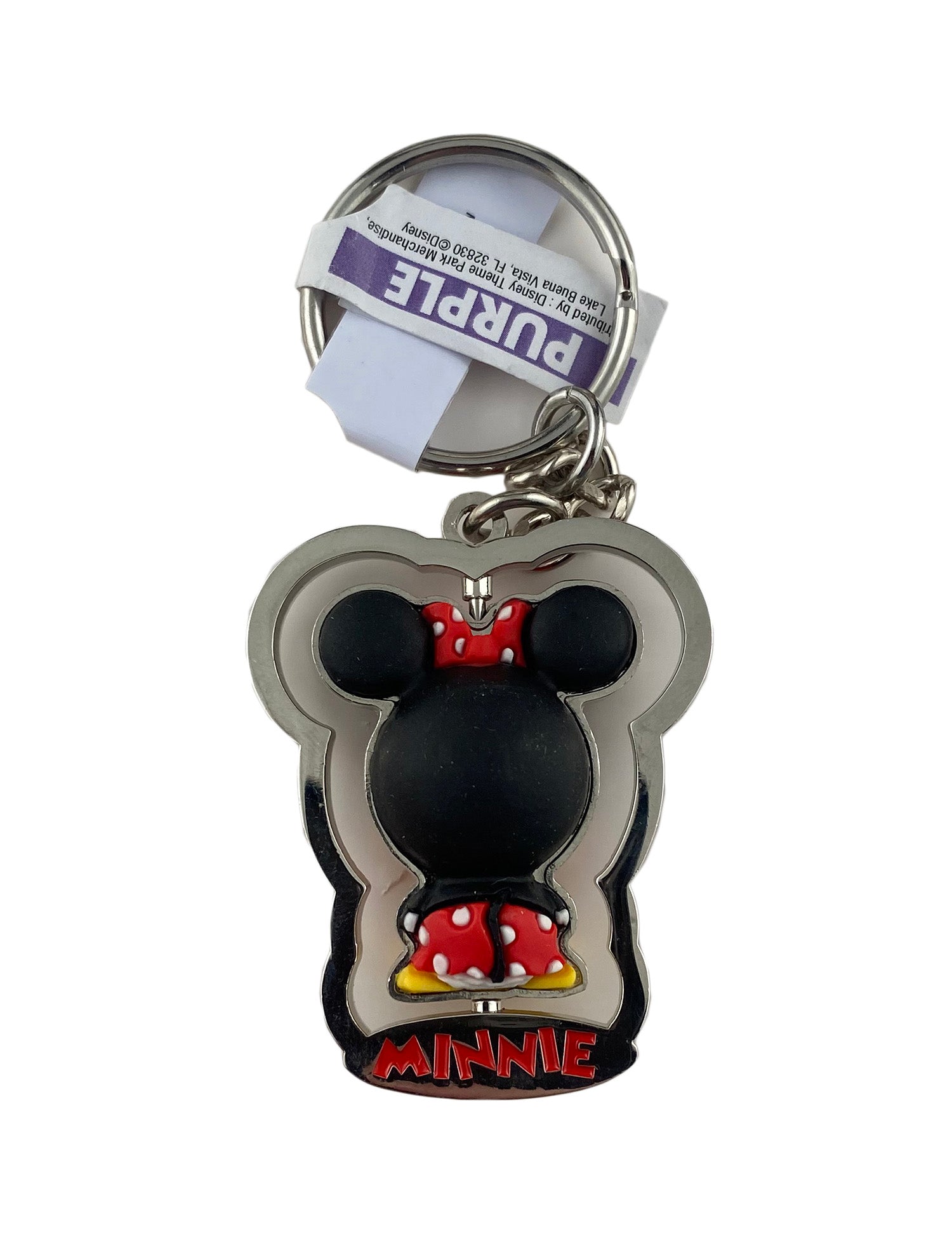 Disney Parks Keychain - Minnie Mouse - Spinner