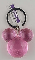 Disney Parks Keychain - Pink Mickey Crystal-Like