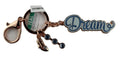 Disney Parks Keychain - Dreams - Cinderella Shoe Princess Charms - Rose Gold
