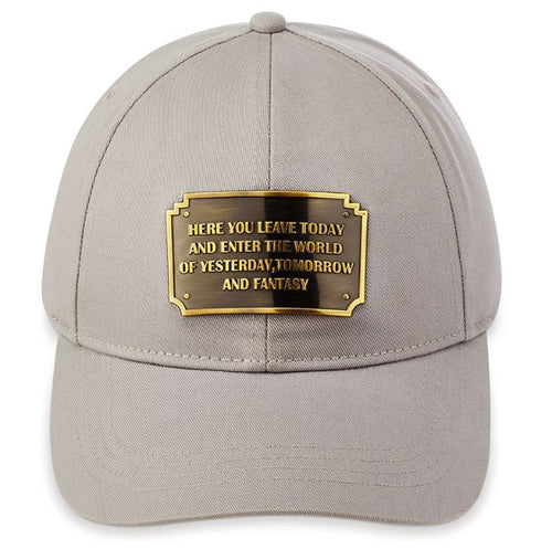 Disney Parks - Baseball Cap - Walt Disney Quote - Yesterday, Tomorrow, and Fantasy, image 1