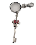 Disney Parks Keychain - Minnie Mouse - Icon Bow Key