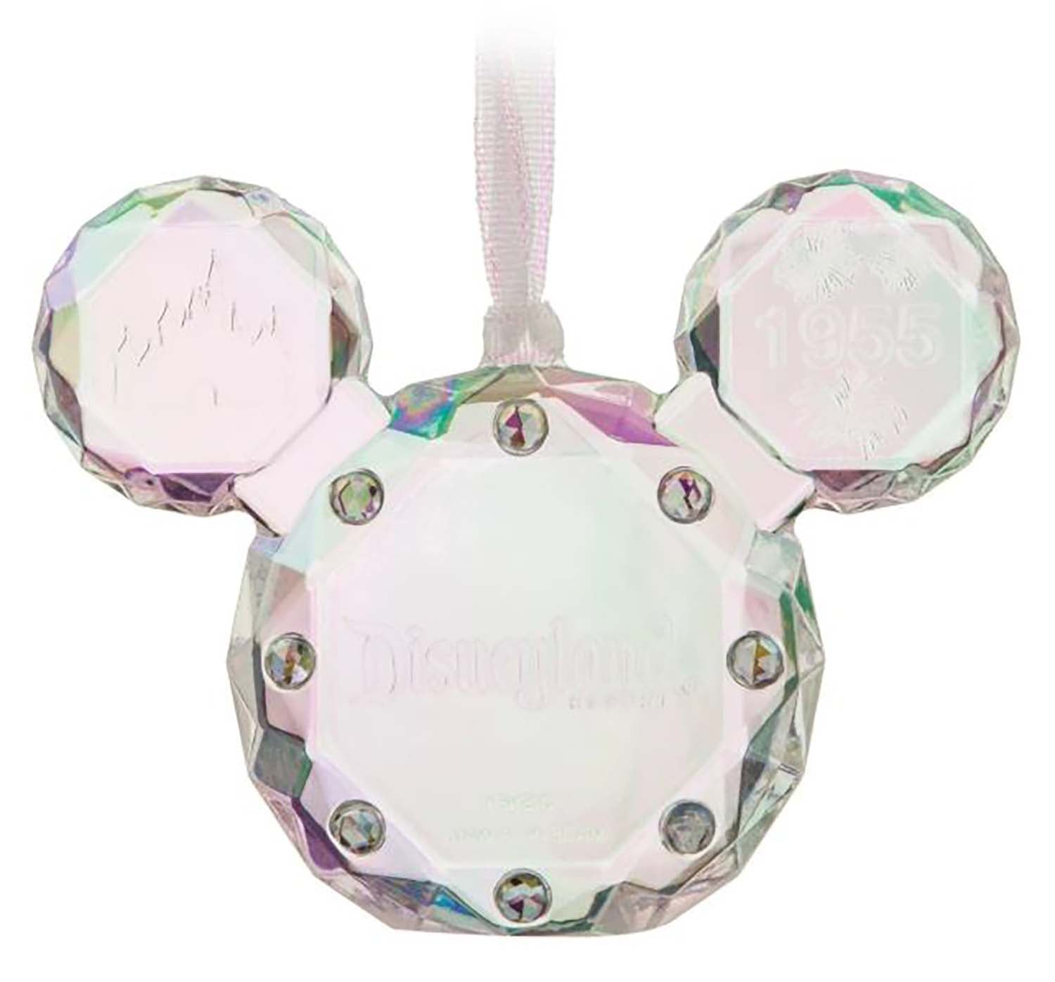 Disney Parks Ornament - Holiday Cheer - Mickey Mouse Icon - Faceted
