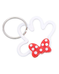 Disney Parks Keychain - Minnie Mouse Signature Polka Dot Bow - Carabiner