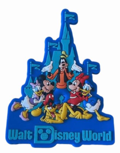 Disney Parks Magnet - Walt Disney World - Mickey and Friends - Castle - front view