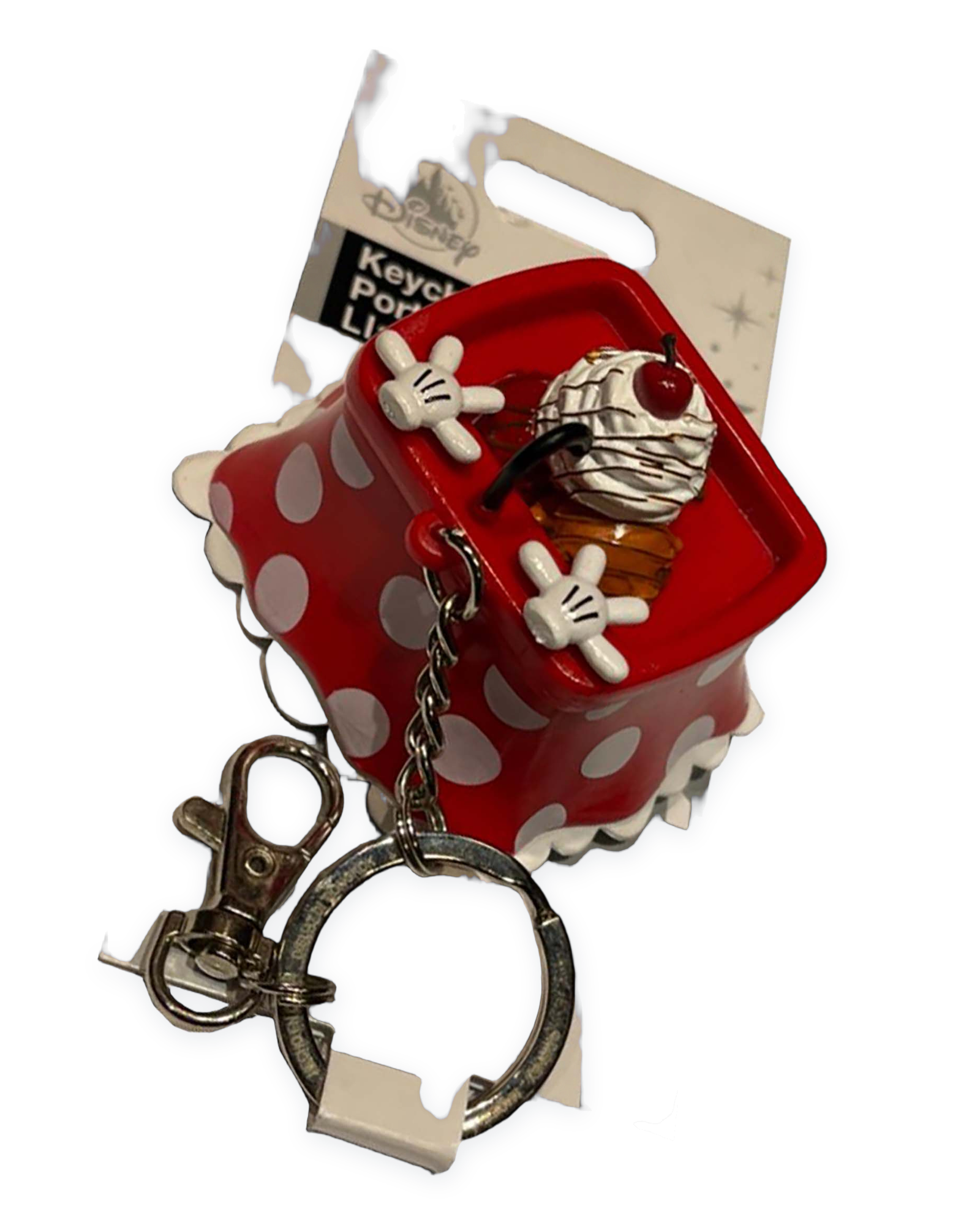Disney Parks Keychain - Minnie Mouse - Kitchen Sink - Ice Cream