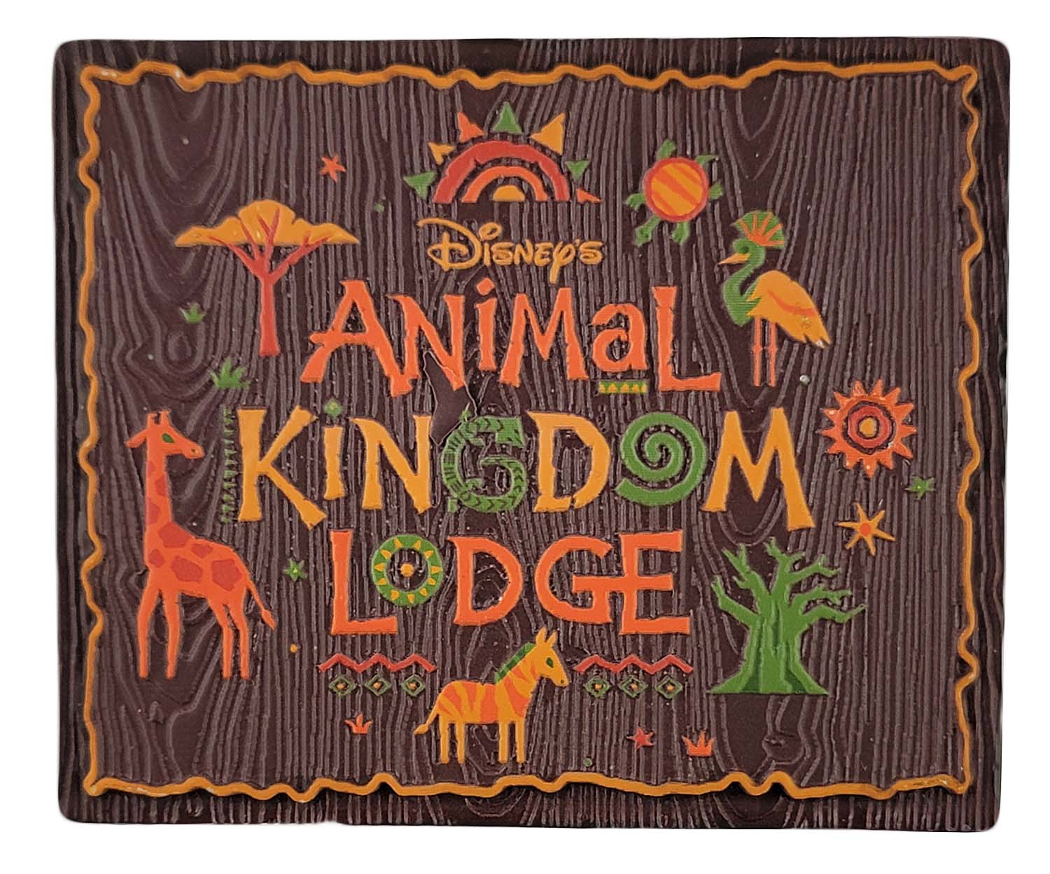 Disney Parks Magnet - Animal Kingdom Lodge Resort - Sign - front view