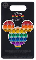 Disney Pin - Rainbow Pride Collection - Mickey Mouse Icon - Faceted