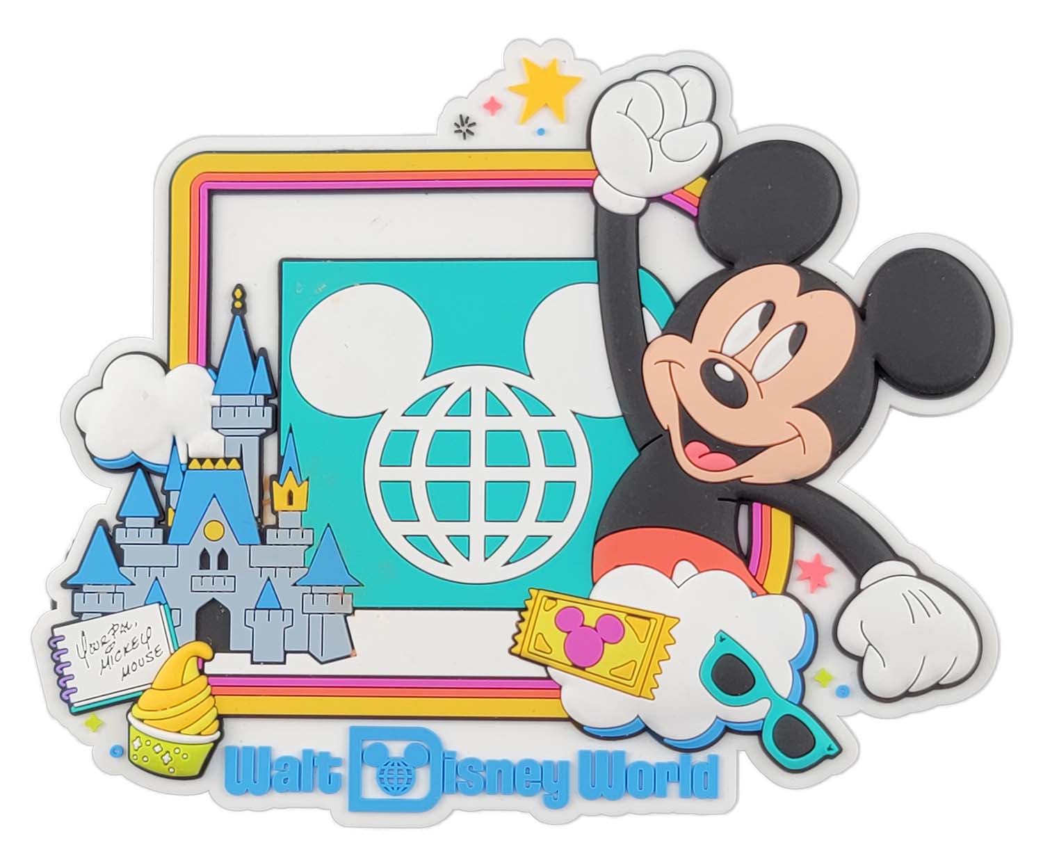 Disney Parks Magnet - Walt Disney World Play in the Park Mickey Mouse - front view
