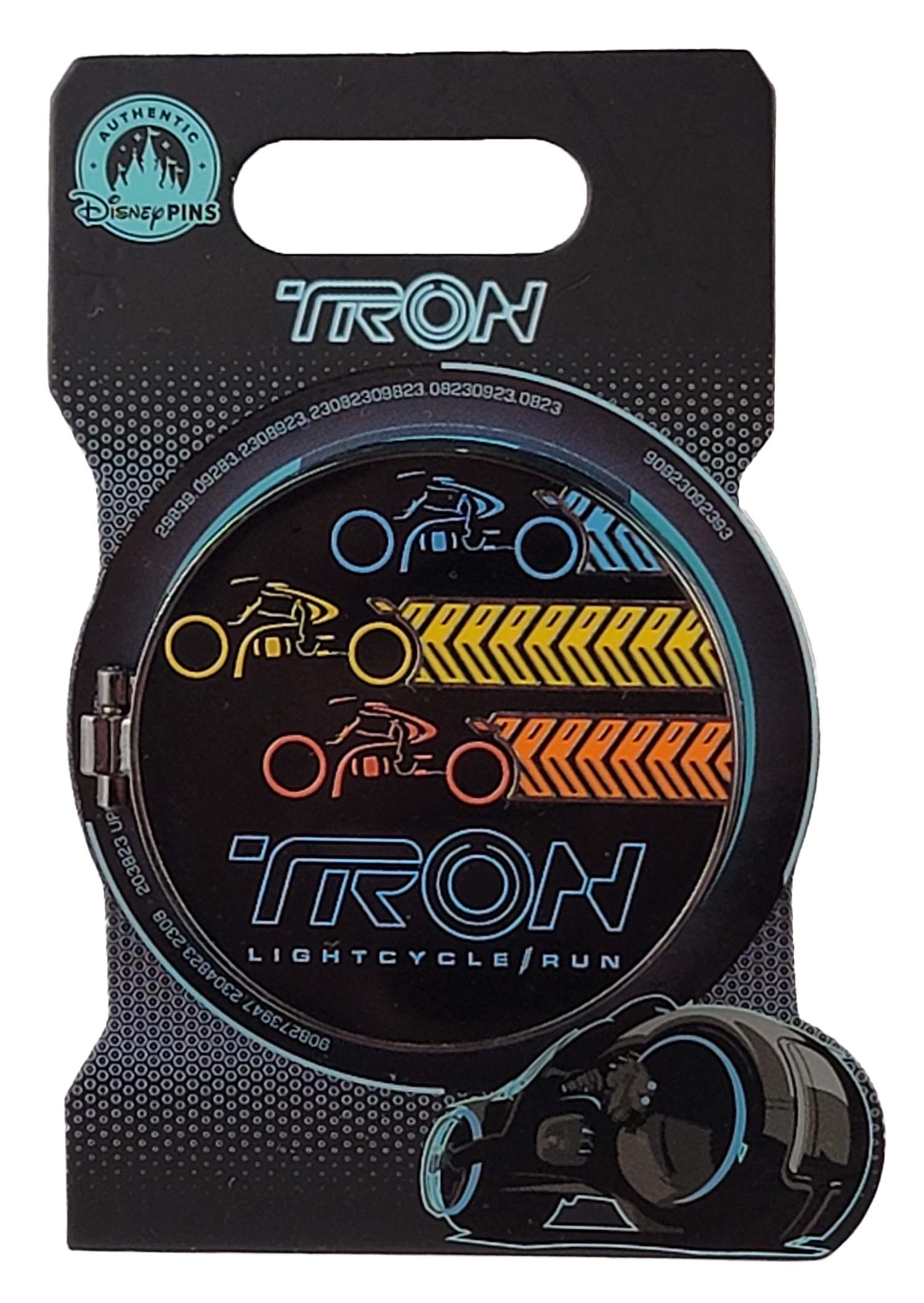 Disney Pin - Tron Lightcycle Run - Grid Map - Hinged