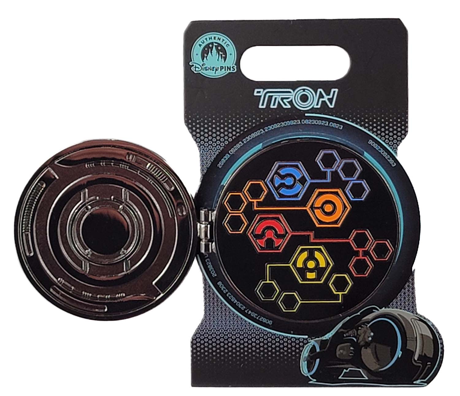 Disney Pin - Tron Lightcycle Run - Grid Map - Hinged