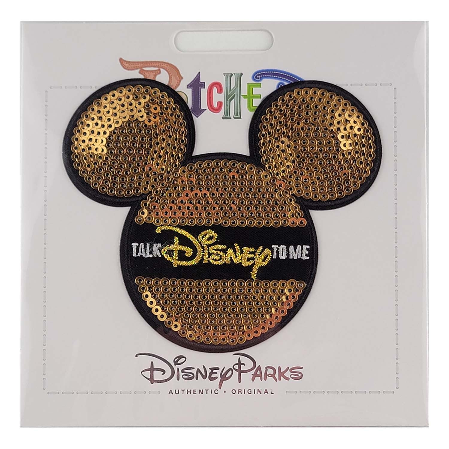 Disney PatcheD - Mickey Mouse Icon - Talk Disney To Me - Patch