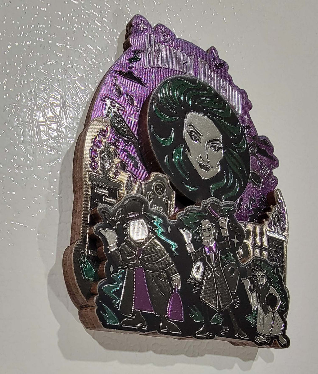 Disney Parks Magnet - Haunted Mansion - Madame Leota and Hitchhiking Ghosts - alternate view 2