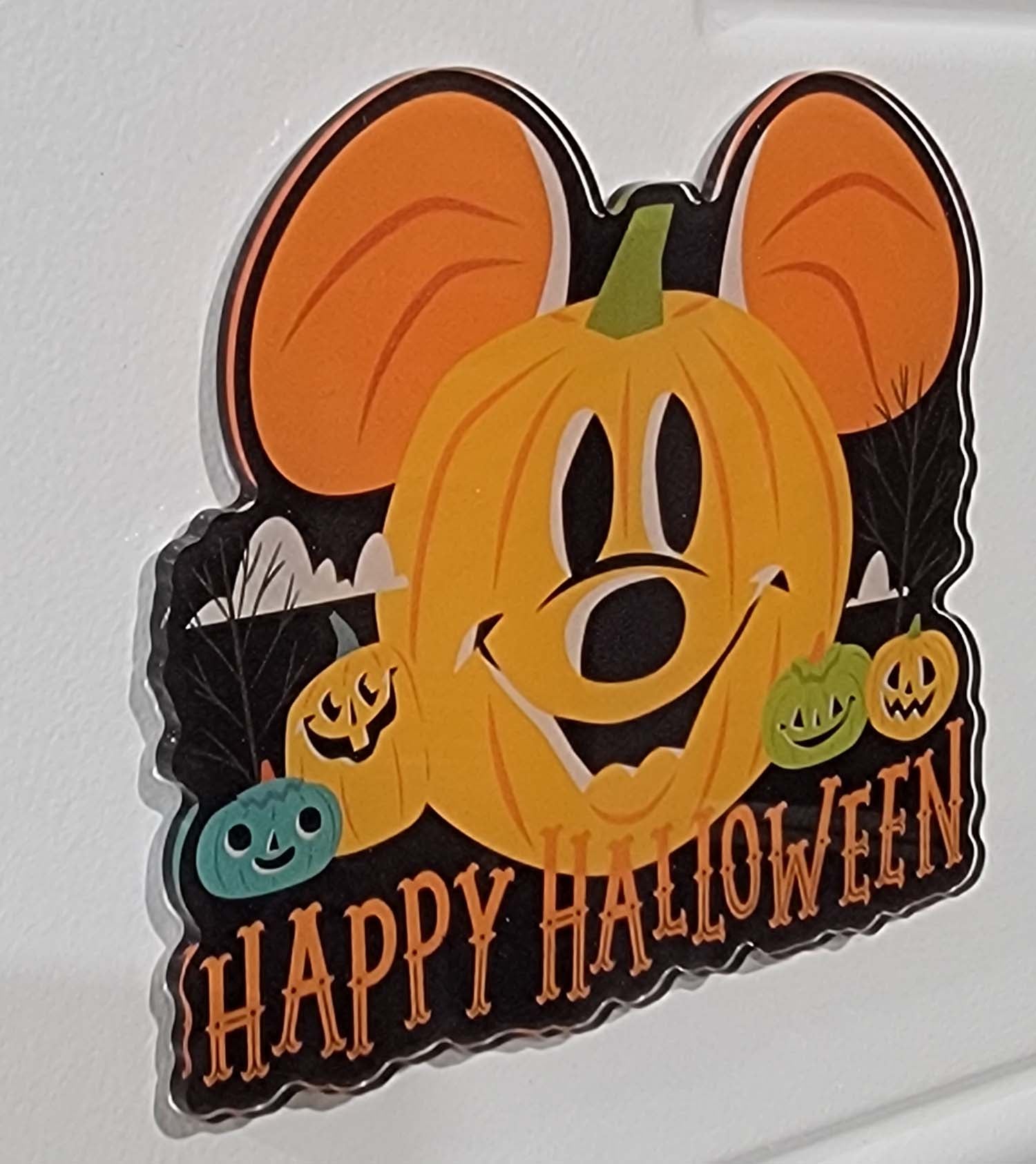 Disney Parks Magnet - Happy Halloween - Mickey Mouse - Pumpkin - alternate view 2
