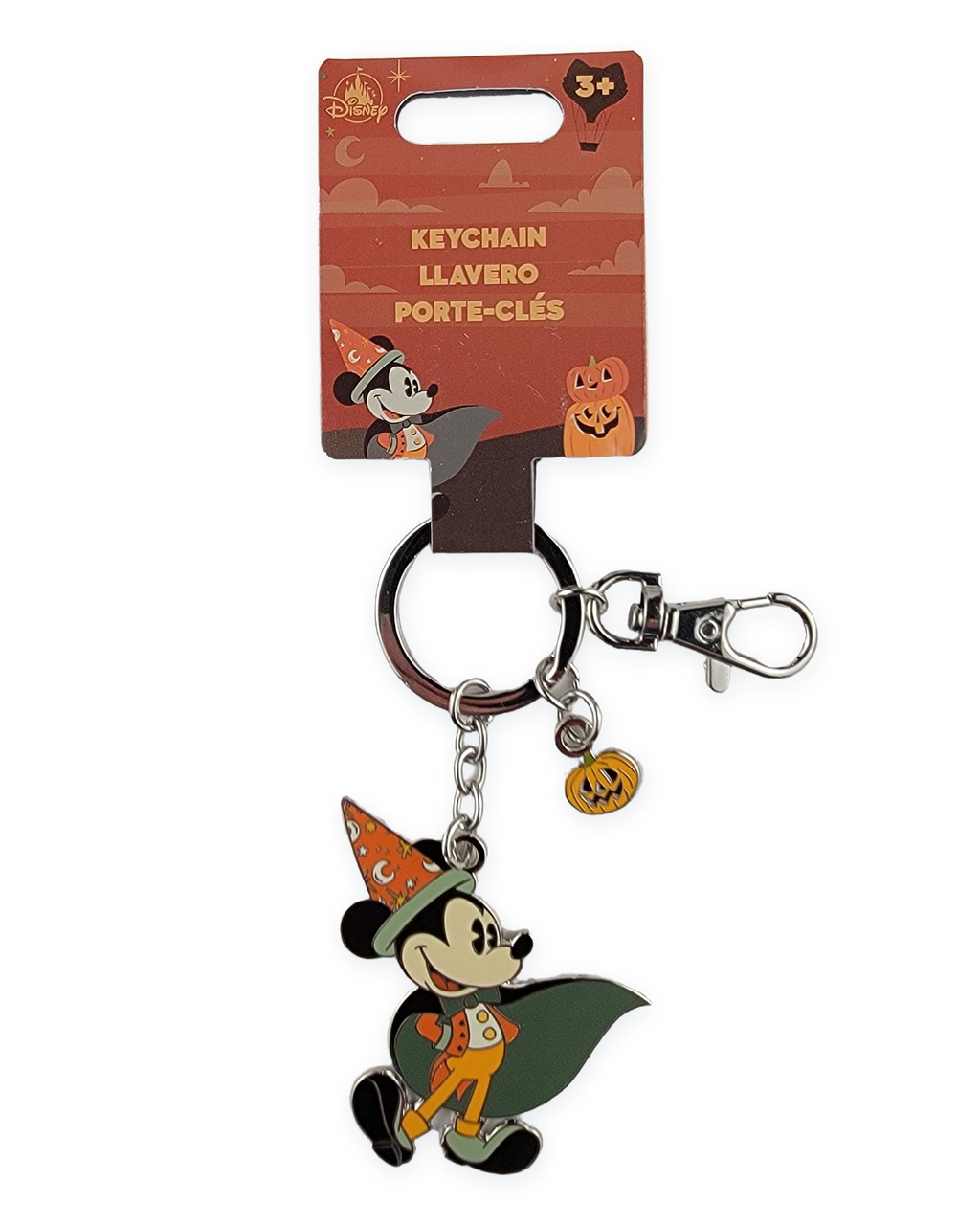 Disney Parks Keychain - Halloween 2025 - Mickey with Sorcerer Hat