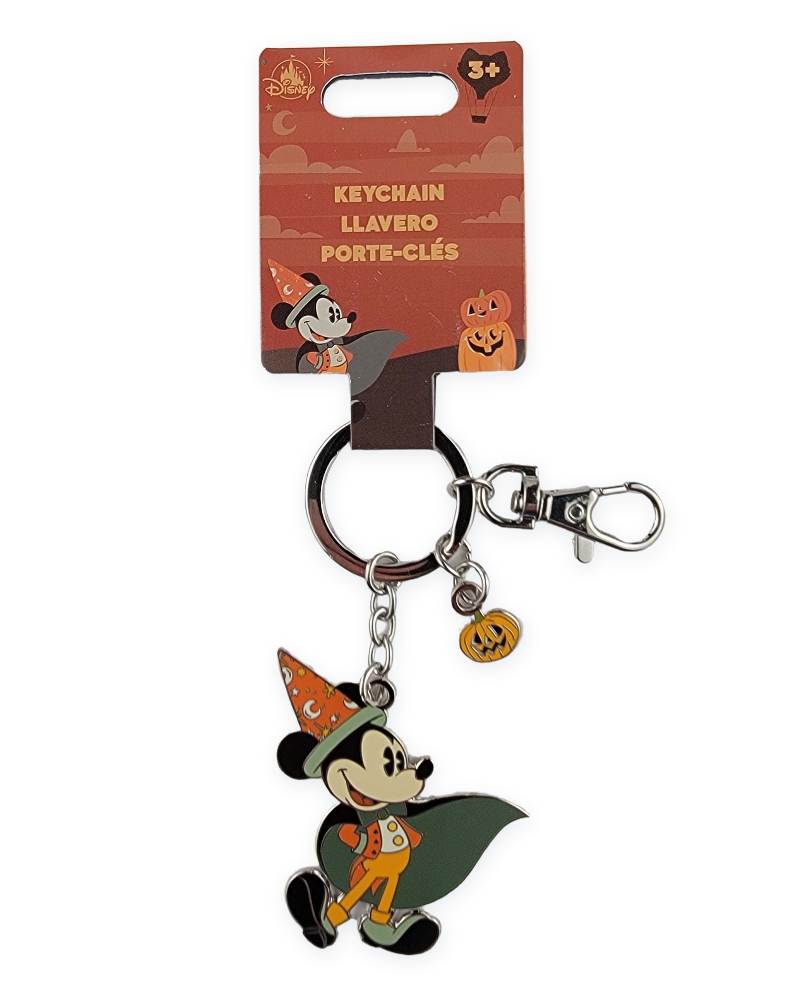 Disney Parks Keychain - Halloween 2025 - Mickey with Sorcerer Hat