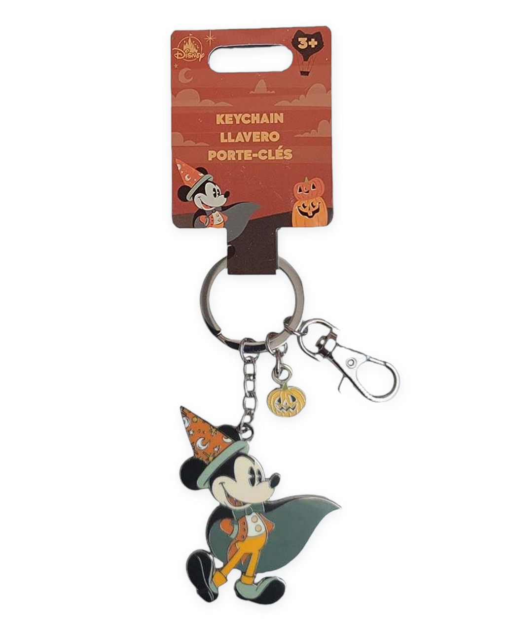Disney Parks Keychain - Halloween 2025 - Mickey with Sorcerer Hat