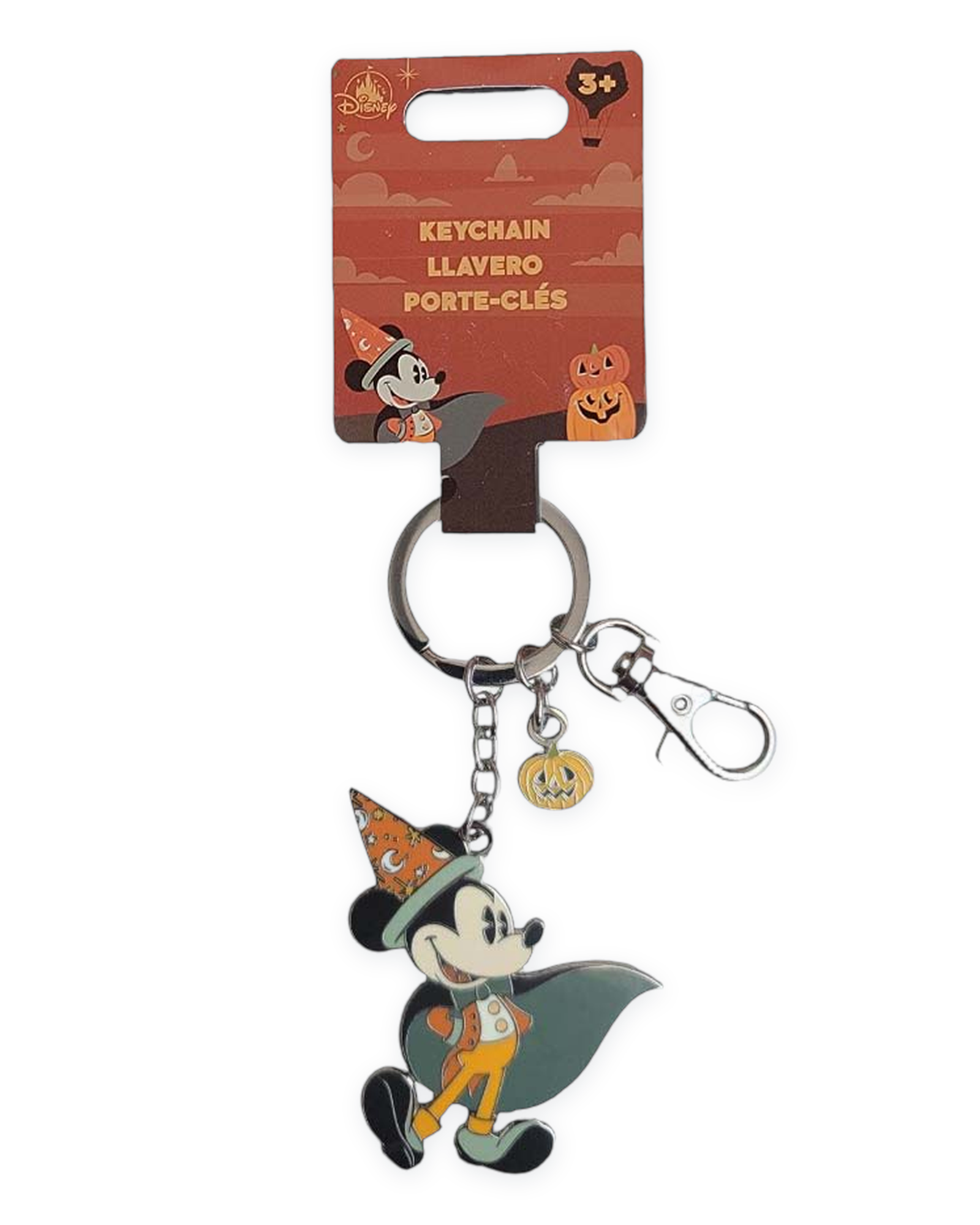 Disney Parks Keychain - Halloween 2025 - Mickey with Sorcerer Hat
