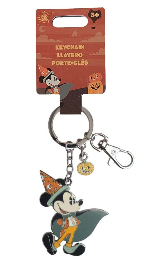 Disney Parks Keychain - Halloween 2025 - Mickey with Sorcerer Hat