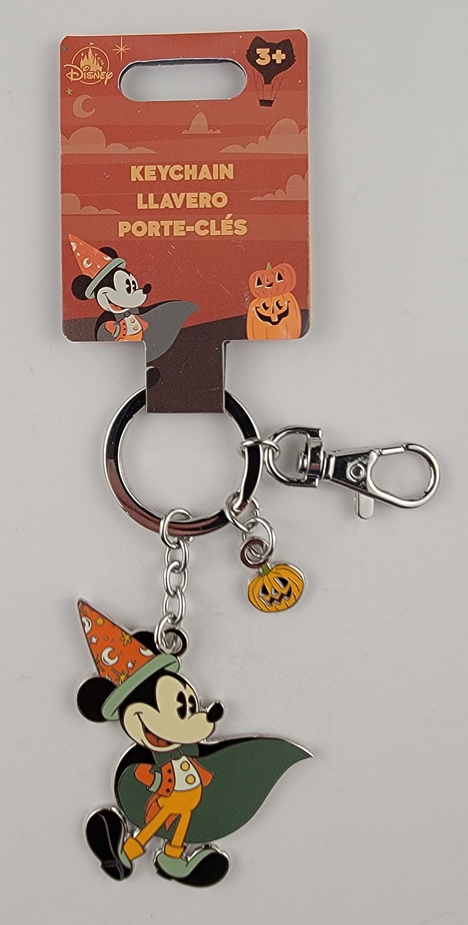 Disney Parks Keychain - Halloween 2025 - Mickey with Sorcerer Hat