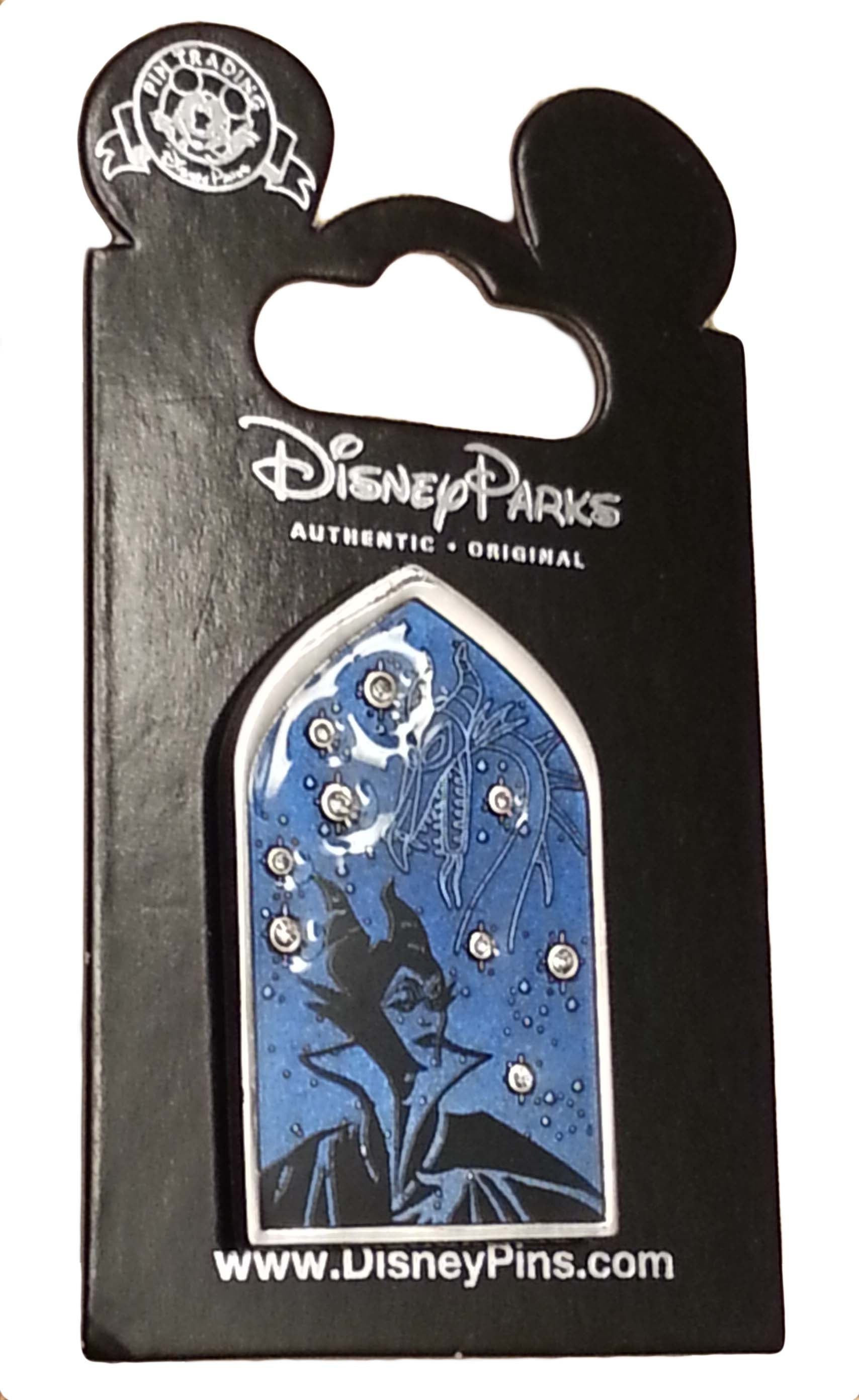 Disney Pin - Disney Villains Constellation - Maleficent and Dragon - front view