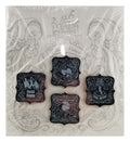 Disney Pin - Booster Set - Disney Parks Chalkboard Attractions - 4-Pin Set - front view