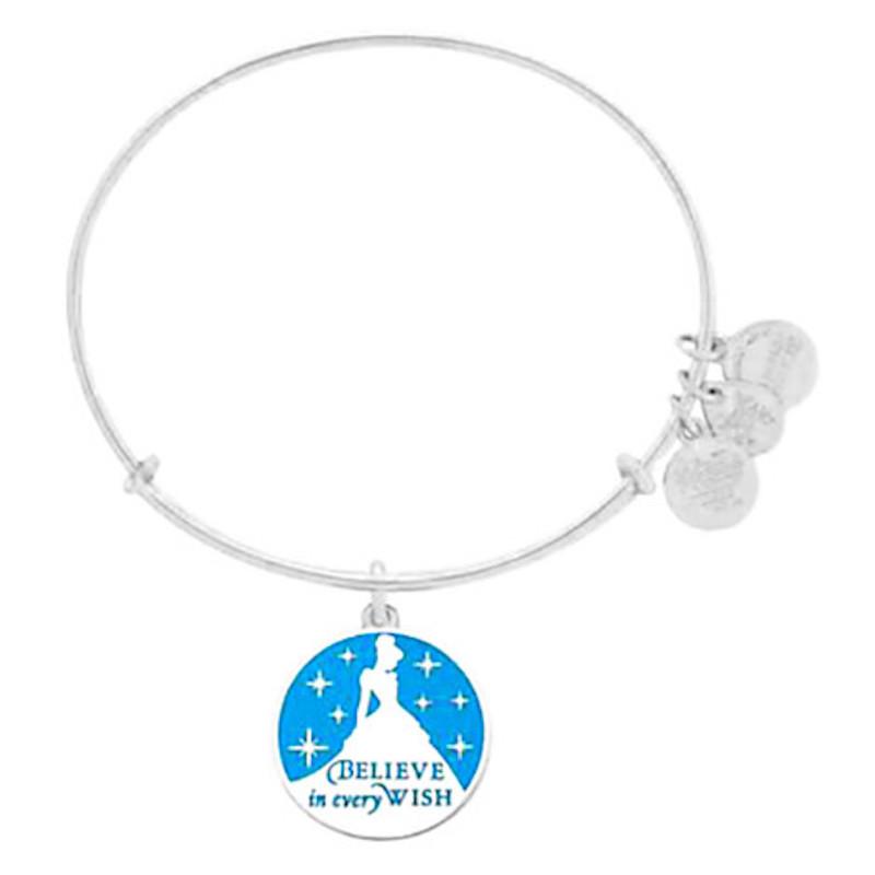 Disney Parks Alex and Ani Bracelet - Cinderella - Believe Every Wish - front view