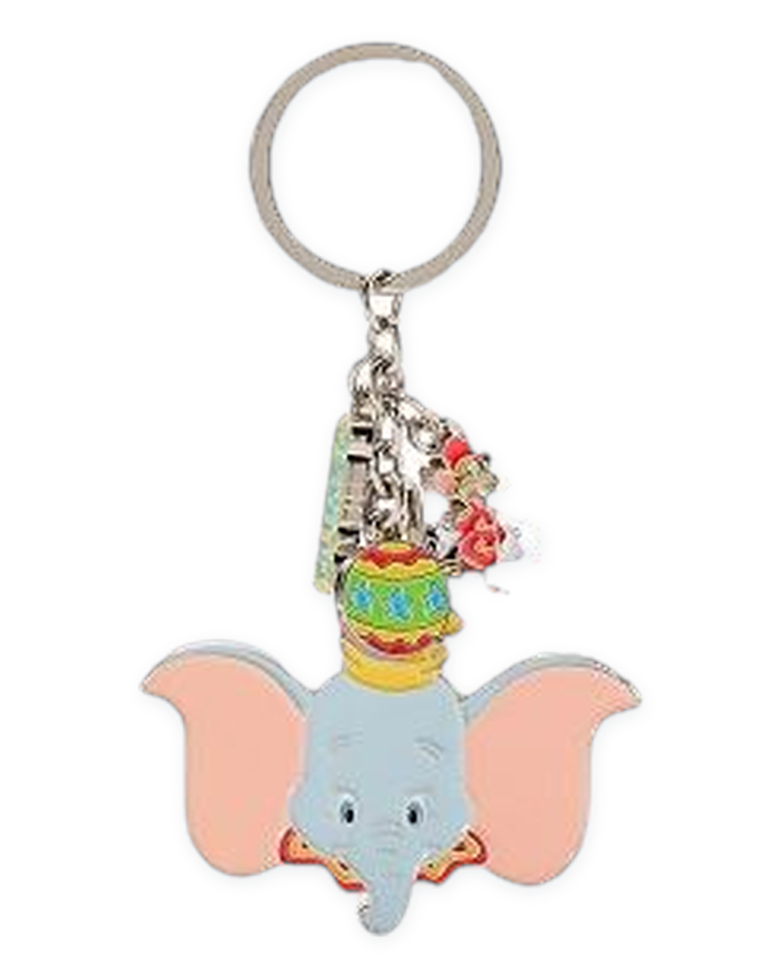 Disney Parks Keychain - Dumbo, Ball, and Timothy Mouse Charms