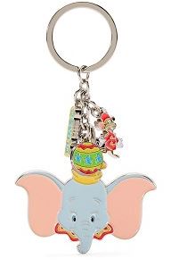 Disney Parks Keychain - Dumbo, Ball, and Timothy Mouse Charms