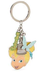 Disney Parks Keychain - Tinker Bell, Wings, and Thimble Charms