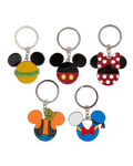 Disney Parks Keychain Set - Mickey Mouse Icons - Fab Five