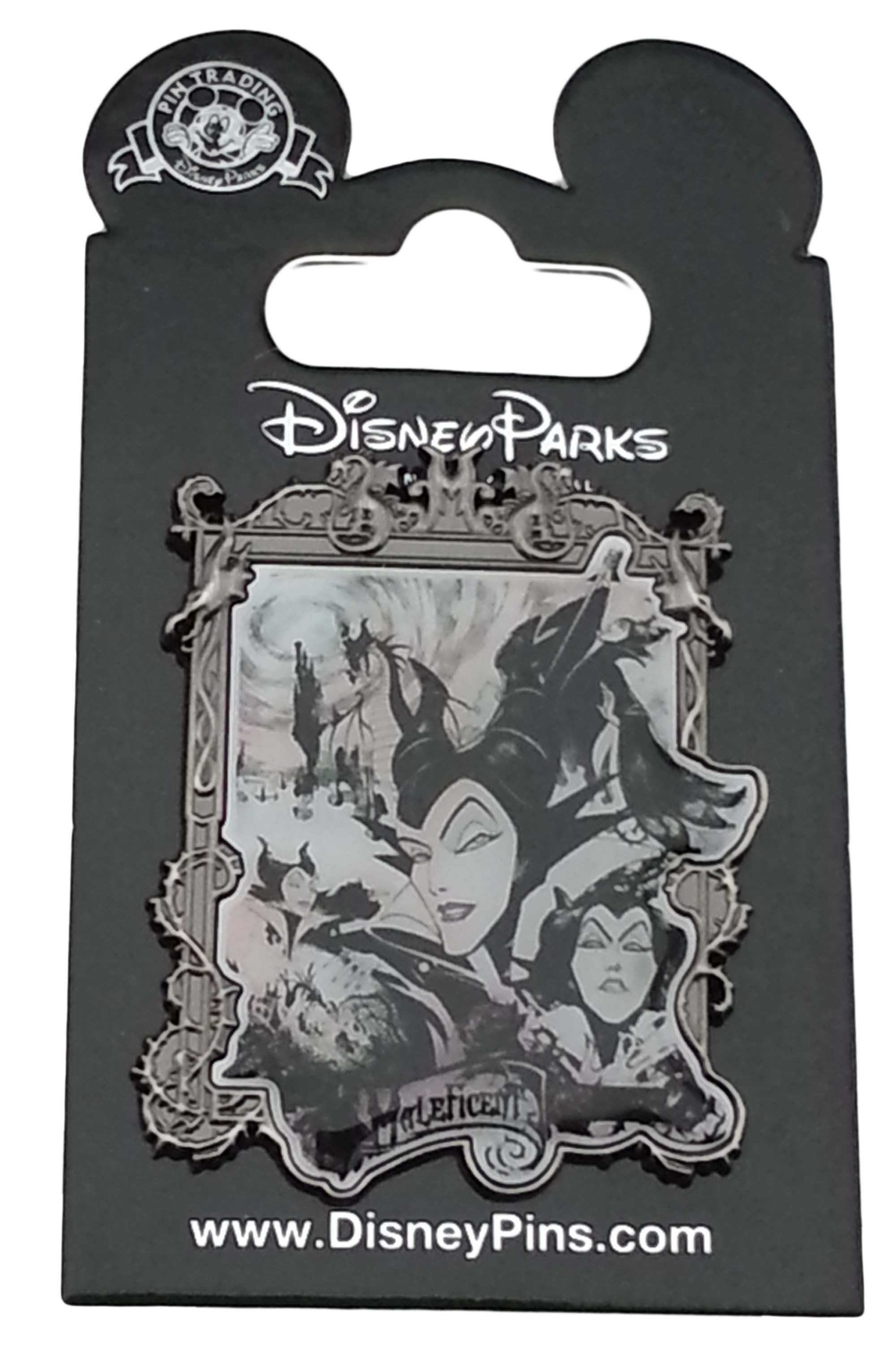 Disney Pin - Disney Villains Frames - Maleficent - front view