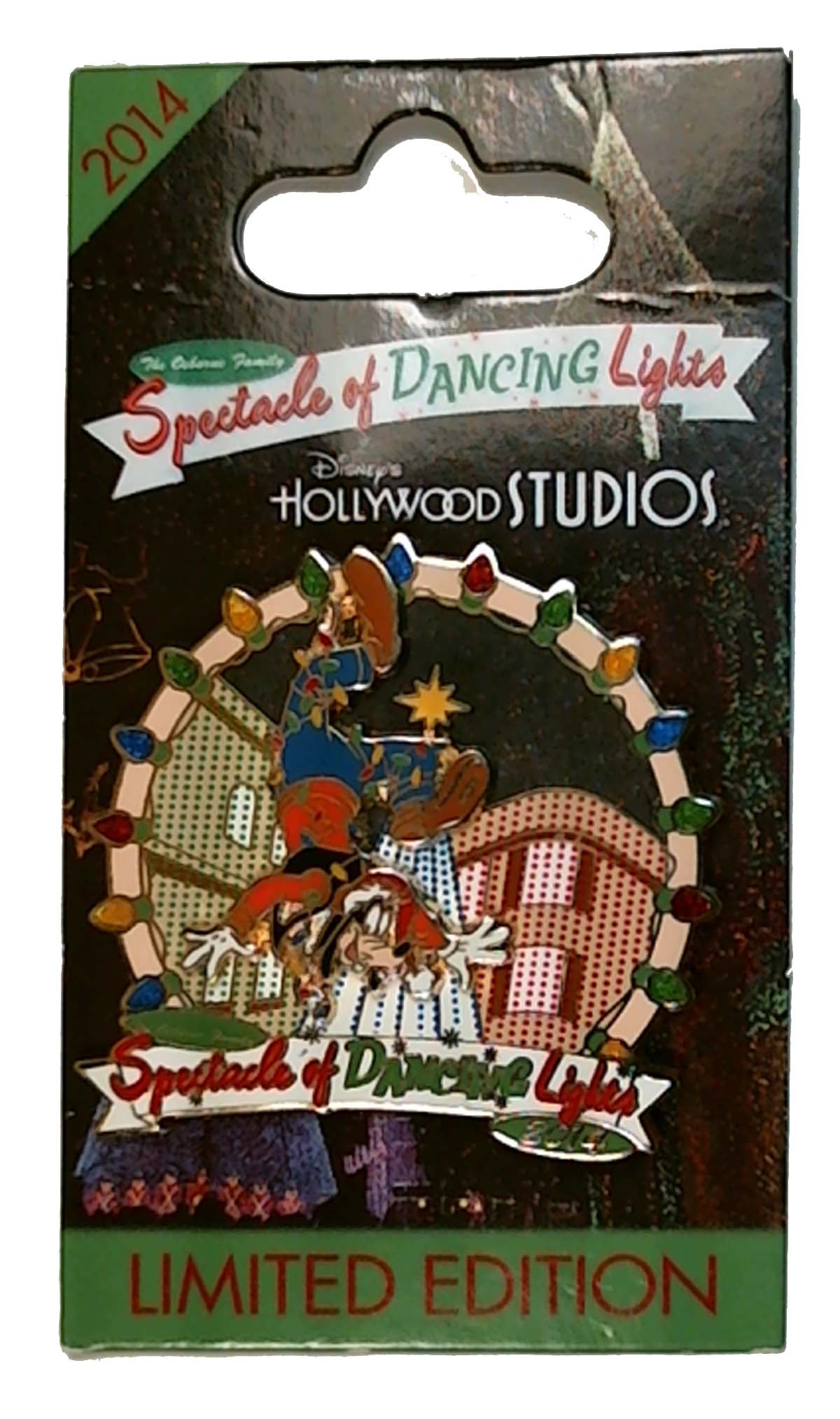 Disney Pin - Osborne Family - Spectacle of Dancing Lights 2014 - Goofy - front view