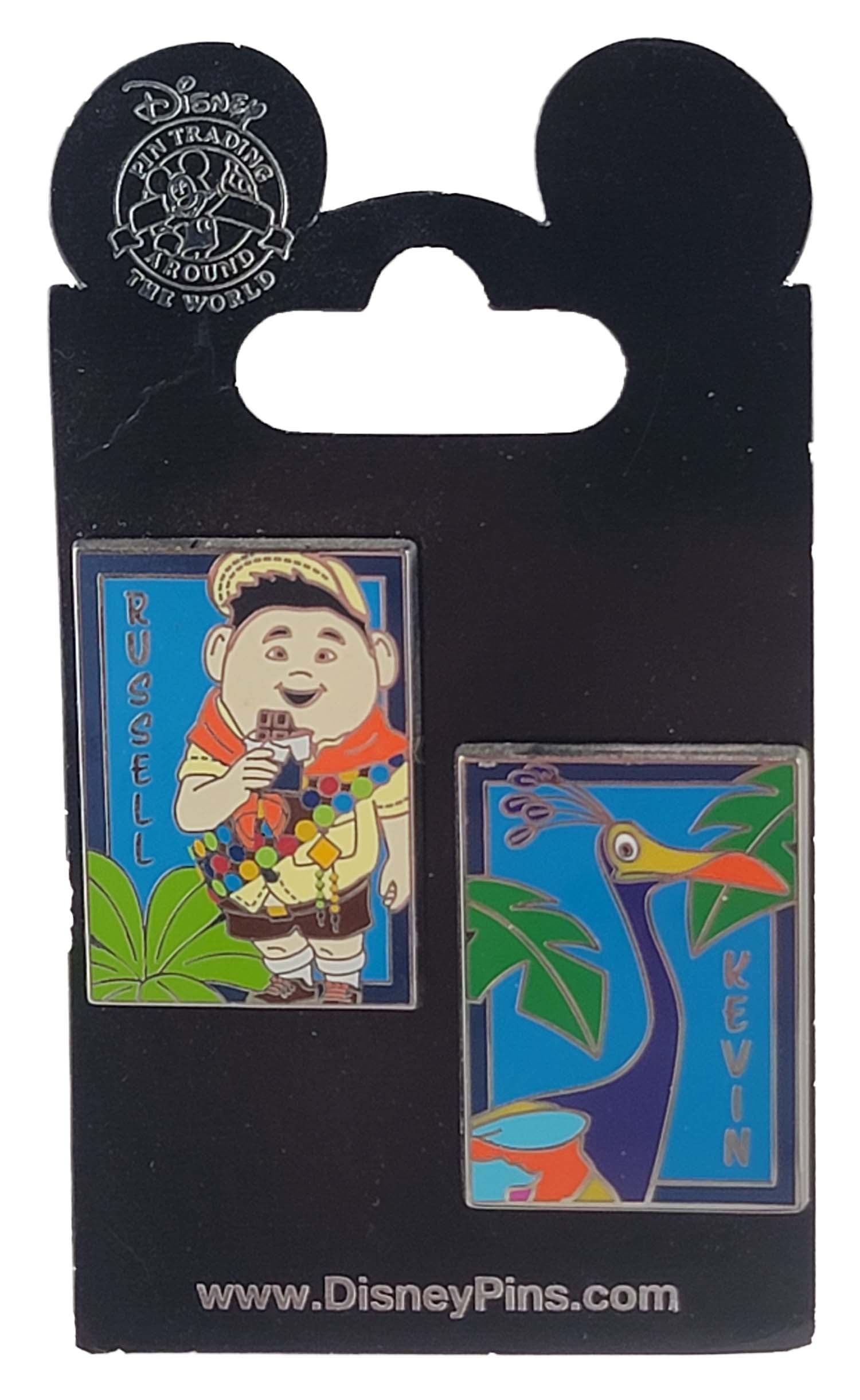 Disney Pin - Up - Russell and Kevin - 2-Pin Set - front view