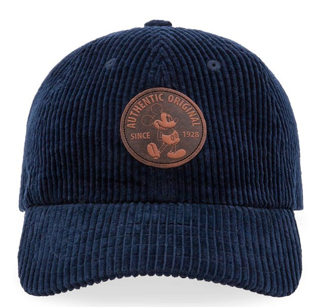 Disney Parks - Baseball Cap - Mickey Mouse Patch - Corduroy, image 1