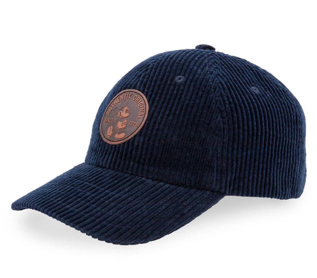 Disney Parks - Baseball Cap - Mickey Mouse Patch - Corduroy, image 2