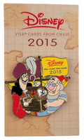 Disney Pin - Chase Visa 2015 - Captain Hook and Smee