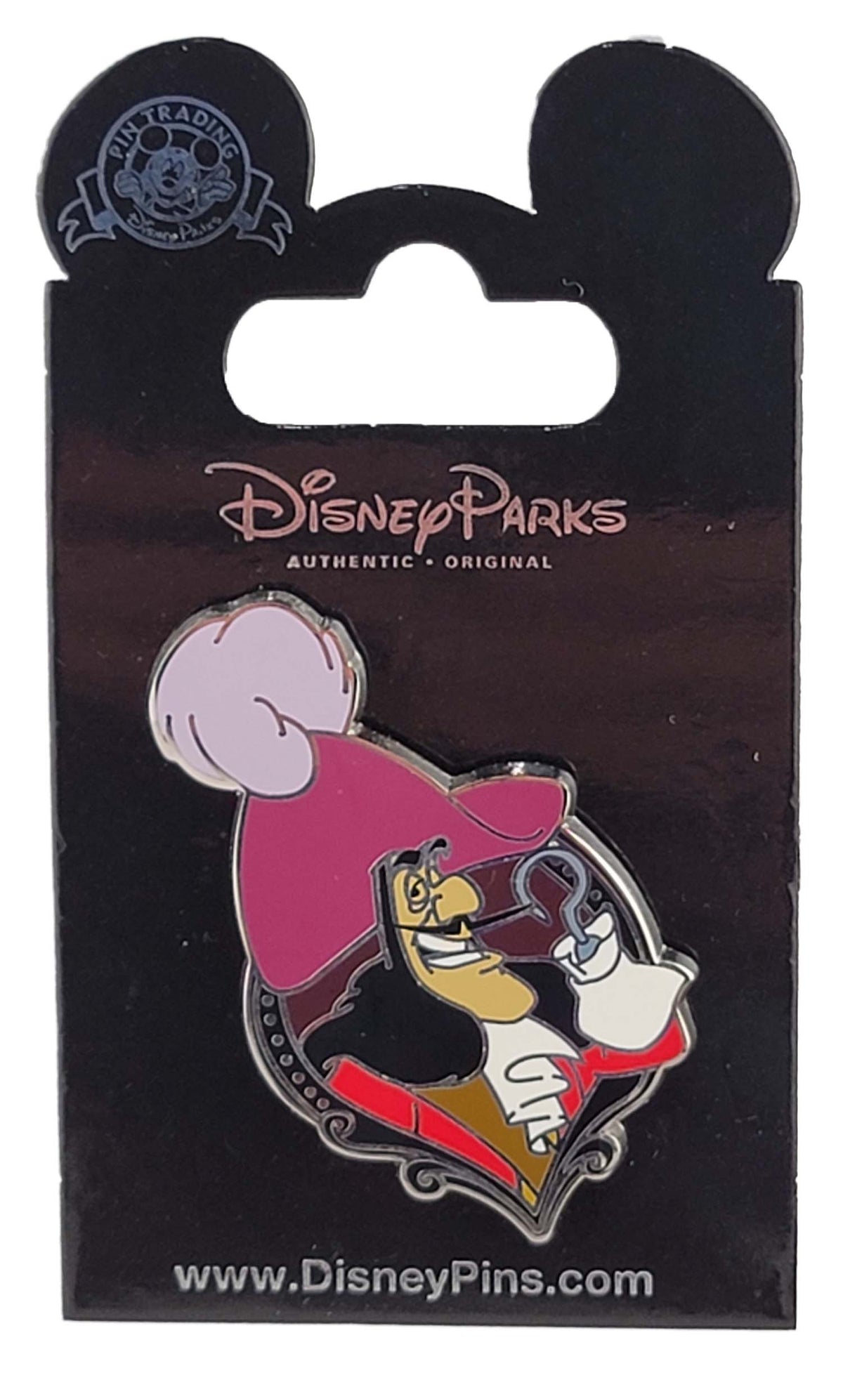 Disney Pin - Villains in Frames Series - Peter Pan - Captain Hook - front view