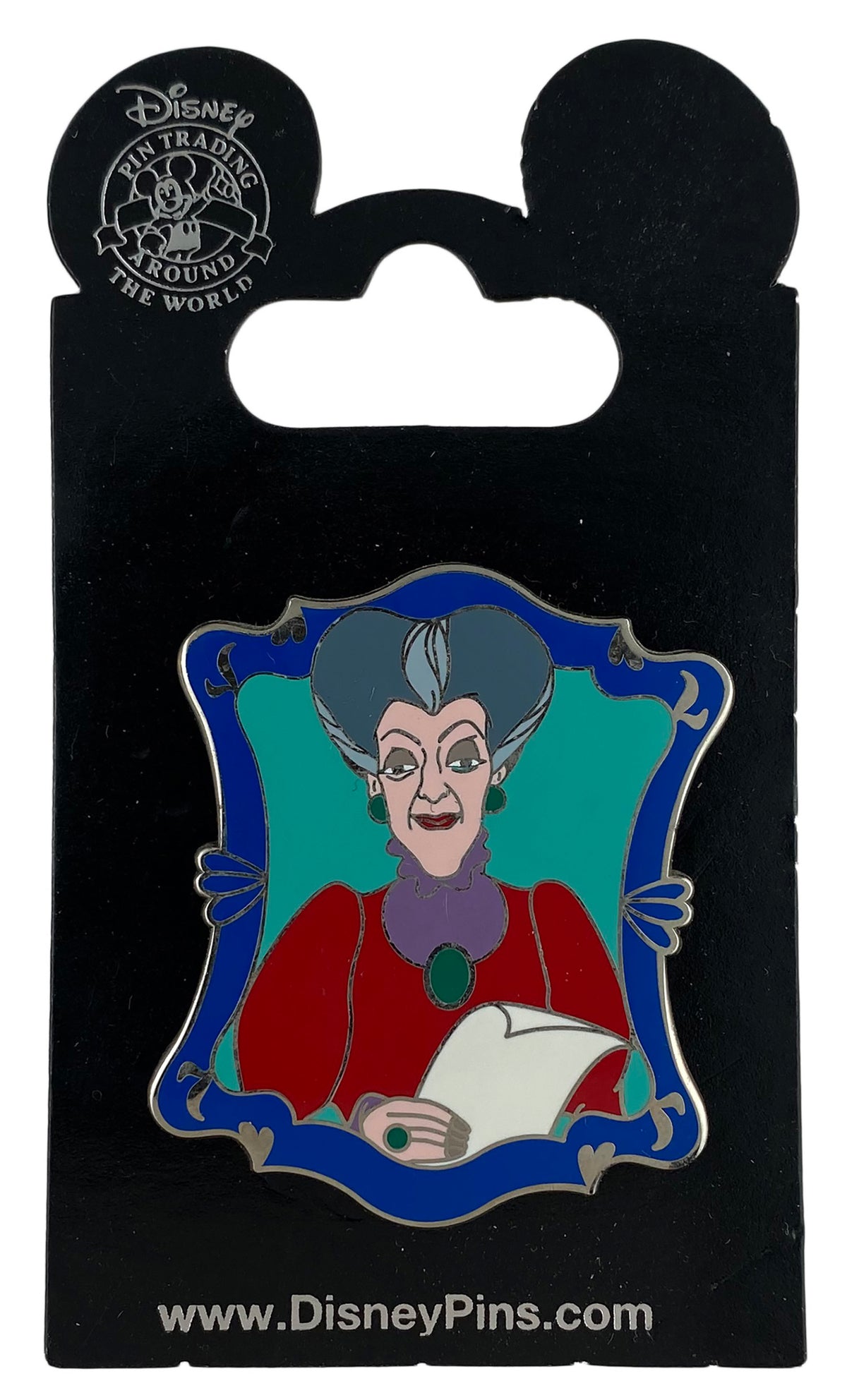 Disney Pin - Villains in Frames Series - Cinderella - Lady Tremaine - front view