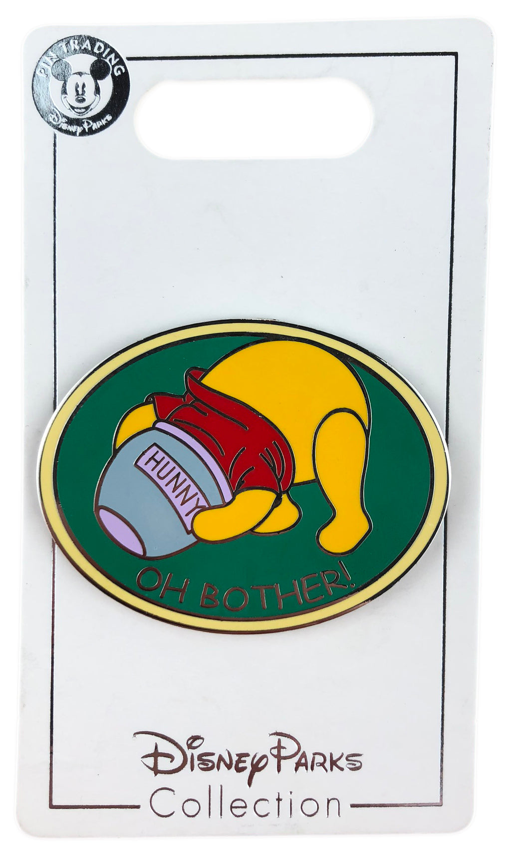 Disney Pin - Winnie the Pooh - Head in the Hunny Pot - Oh Bother