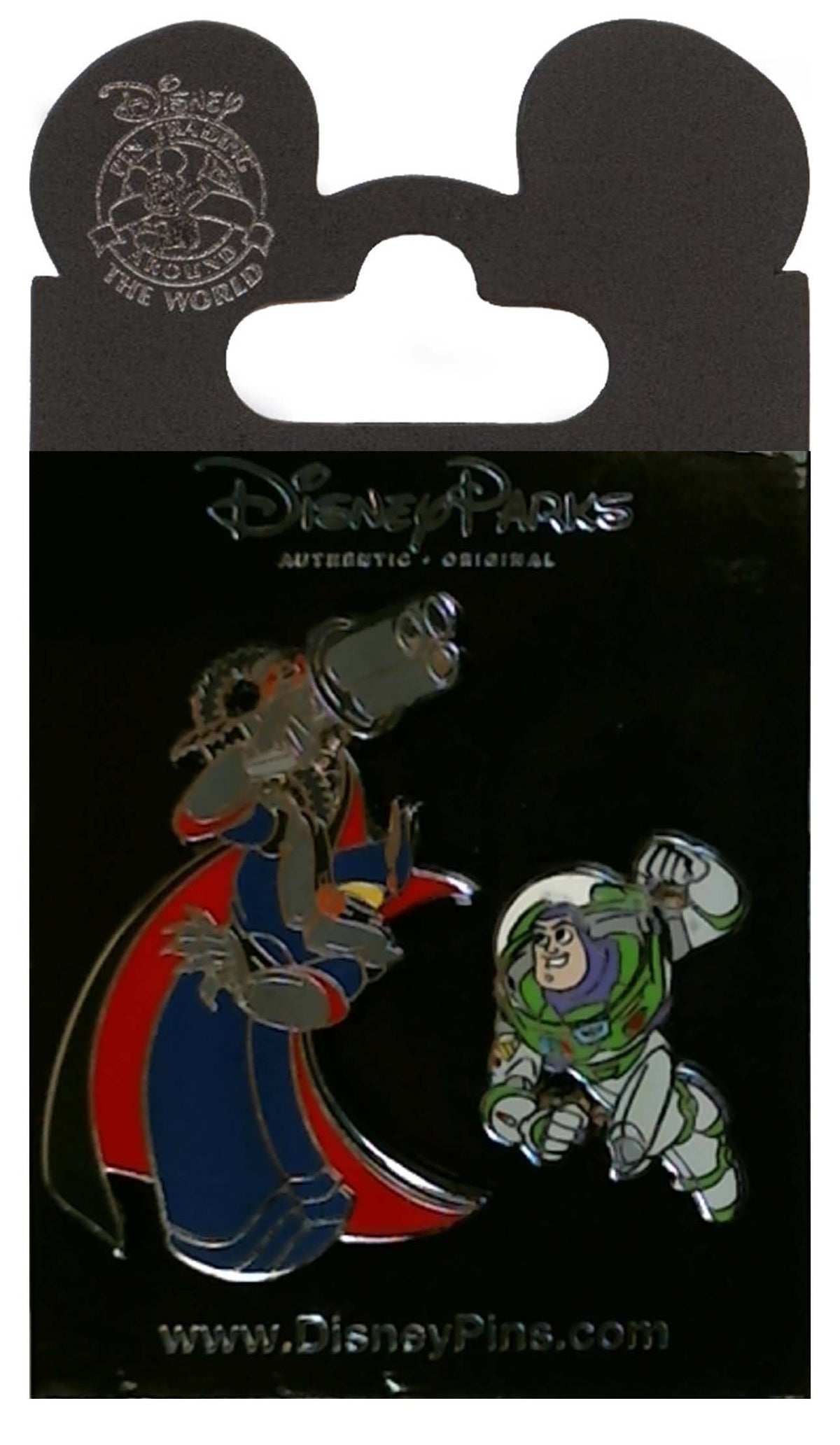 Disney Pin - Toy Story - Buzz Lightyear and Emperor Zurg - 2-Pin Set - front view