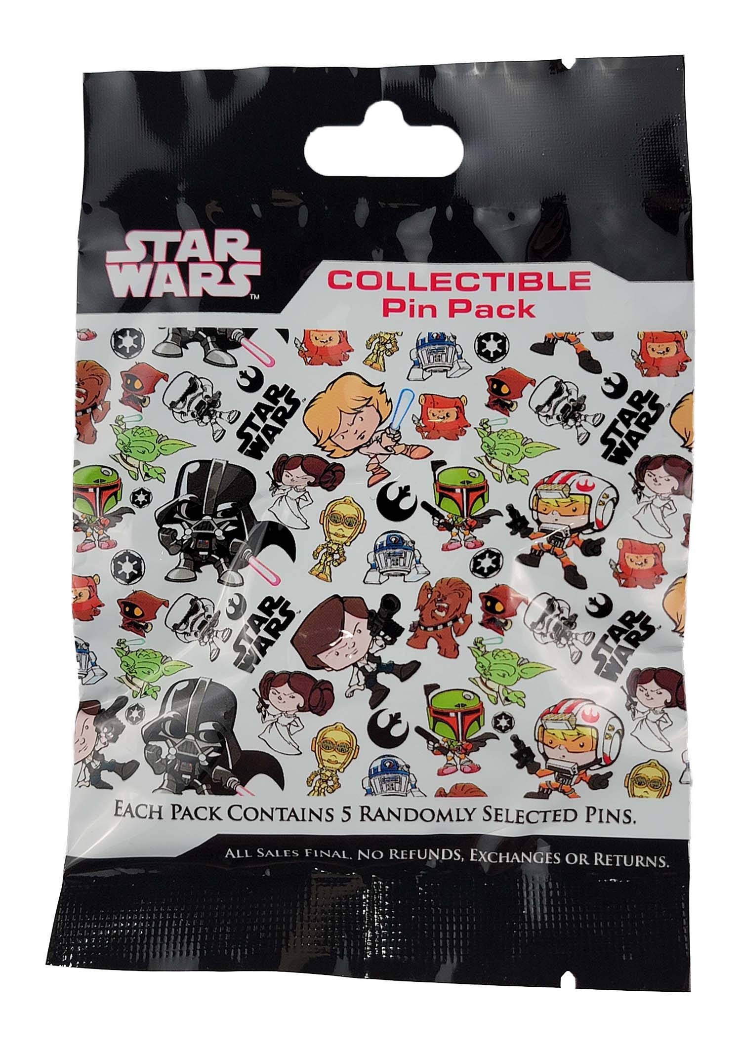 Disney Pin - Star Wars Cuties - Mystery Pin Collection - 5 Pins