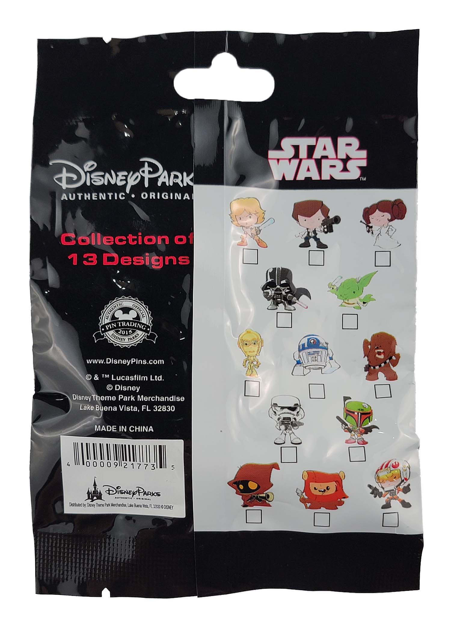 Disney Pin - Star Wars Cuties - Mystery Pin Collection - 5 Pins