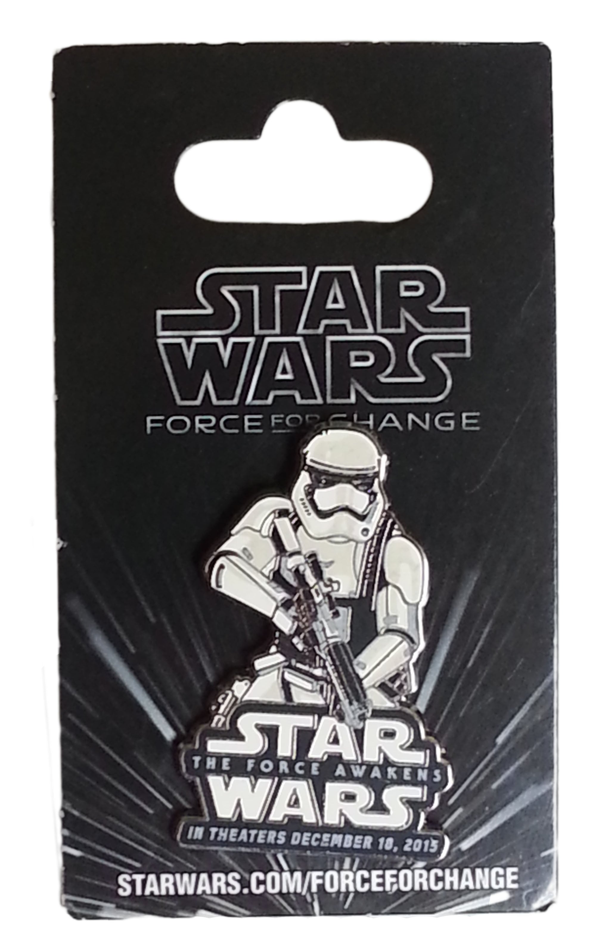 Disney Pin - Star Wars the Force Awakens - Force For Change Stormtrooper