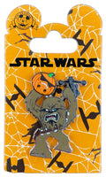 Disney Pin - Halloween 2015 - Star Wars - Chewbacca - Pumpkin