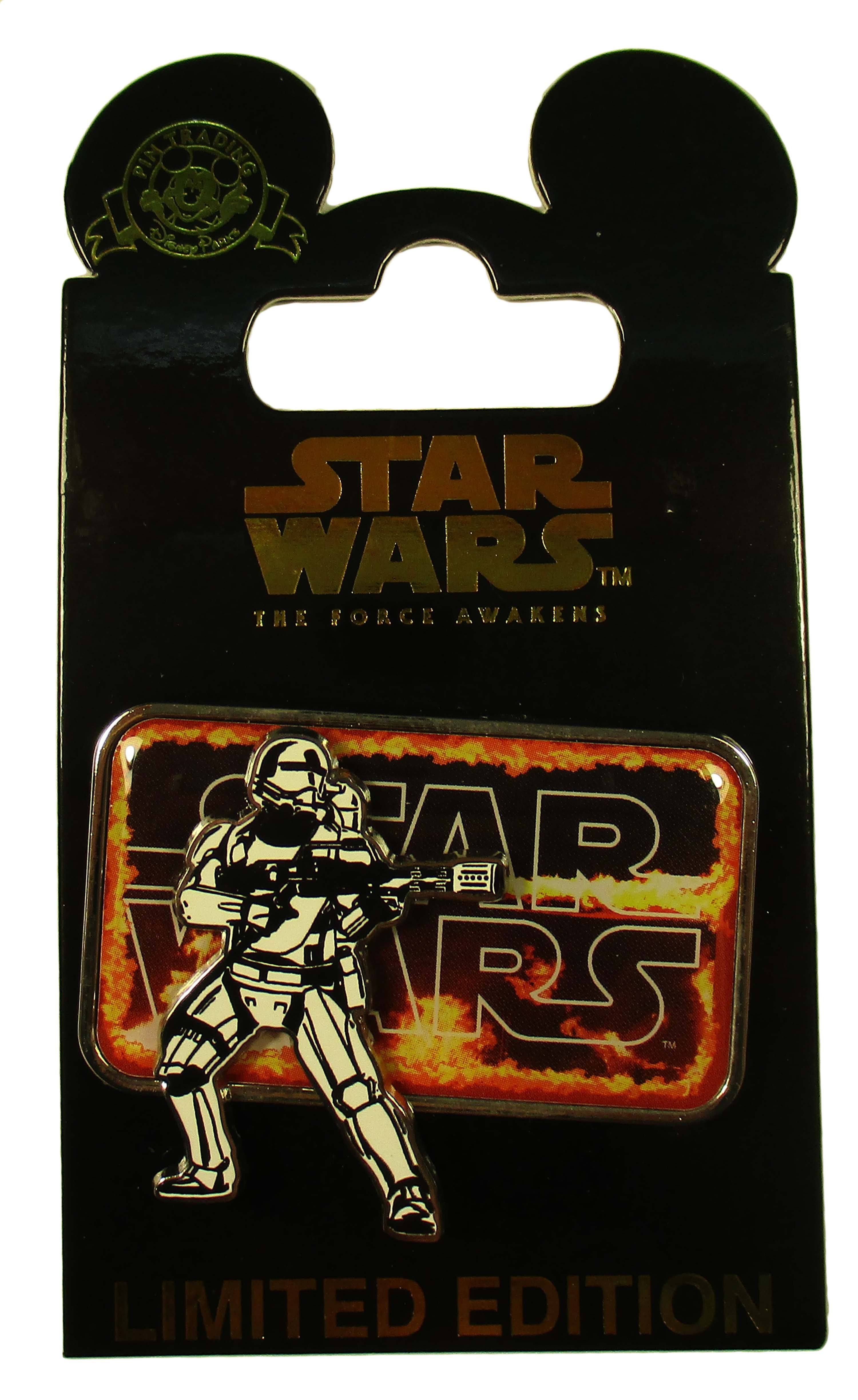 Disney Pin - Star Wars - The Force Awakens - Flame Trooper Countdown