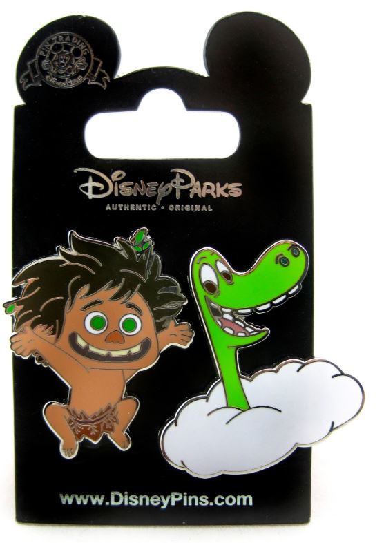 Disney Pin - The Good Dinosaur - Spot and Arlo - 2 Pin Set - front view